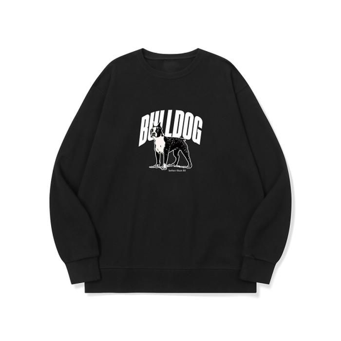 [베러댄88]btm44 불독 하면 맨션이지 그래픽 로고 맨투맨