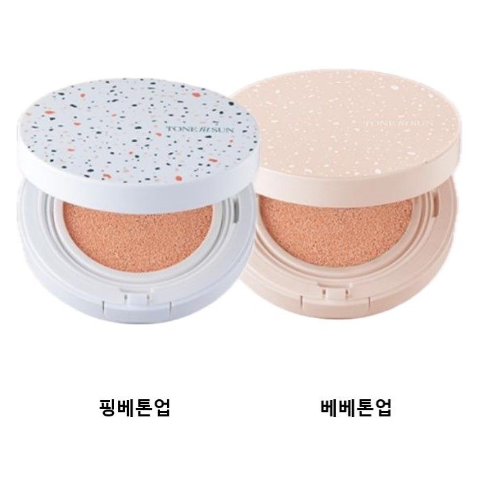 [얇착쿠션/다크닝제로] 톤핏선 비건 선쿠션 (본품+리필)