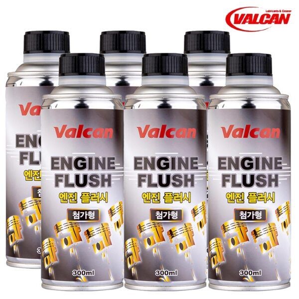 [(주)엔이세이버][필터24] 발칸 첨가형 엔진플러싱 오일세정 첨가제 300ml 6개 SET /엔진세정제