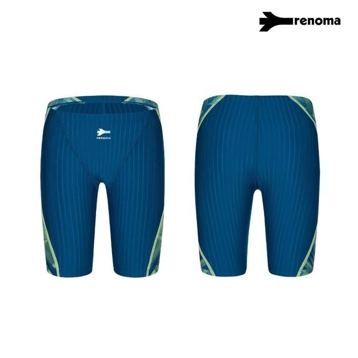 [레노마수영복]남아 솔리드 4부 배색 수영복 청록 RN-BS2F802-PE_CA