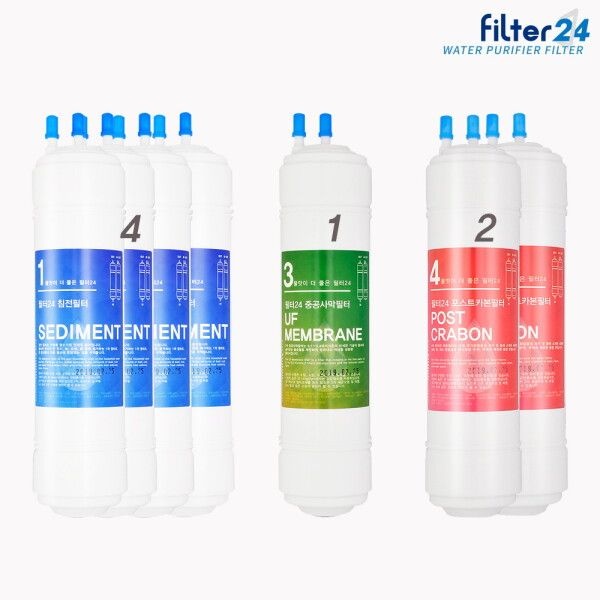 [필터24] 동양매직 WPU-8201F 정수기필터 호환 1년세트 [10인치 4+1+2]
