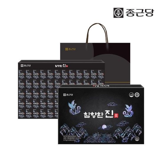 (주)한국네스트 침향환 진 60환 1박스 황제 침향 단 비책 녹용 환 홍삼 인도네시아 건강 선물