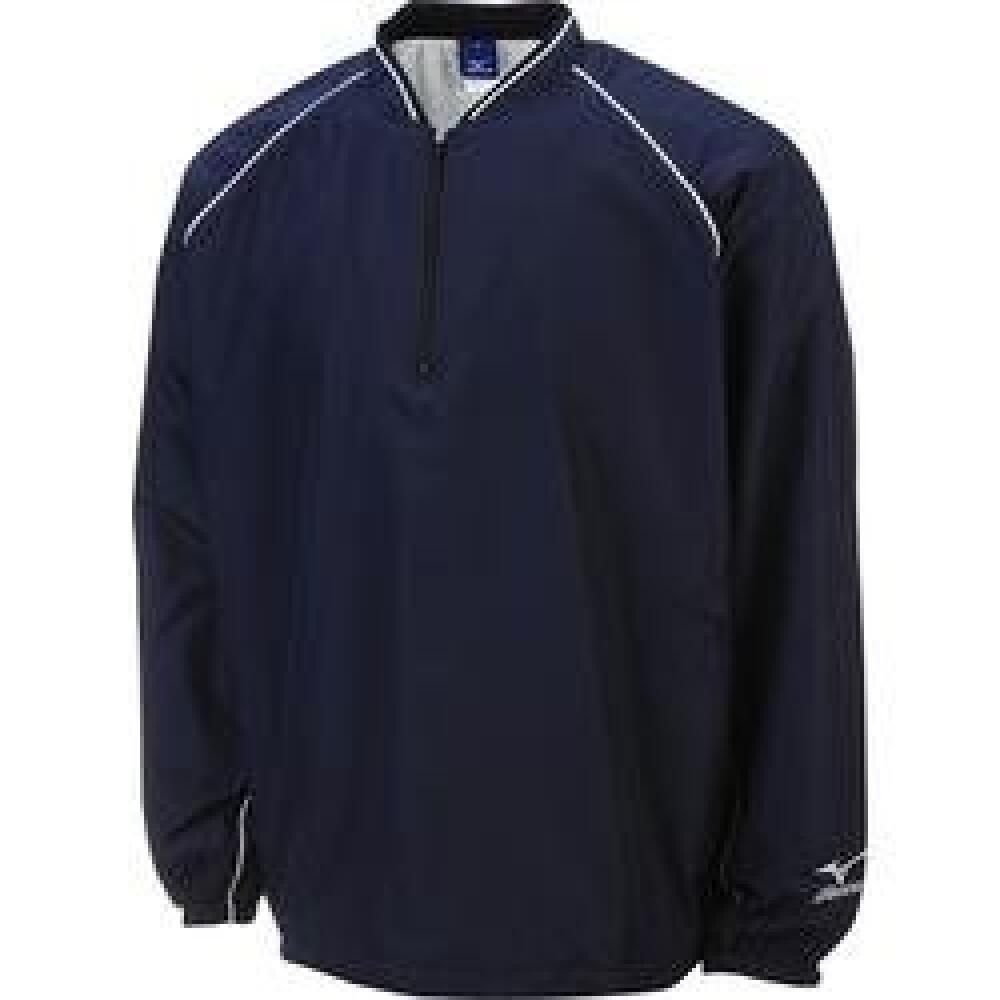 미즈노 [해외] Mizuno 긴소매 프레스티지 배팅 저지 네이비, XXL 124583