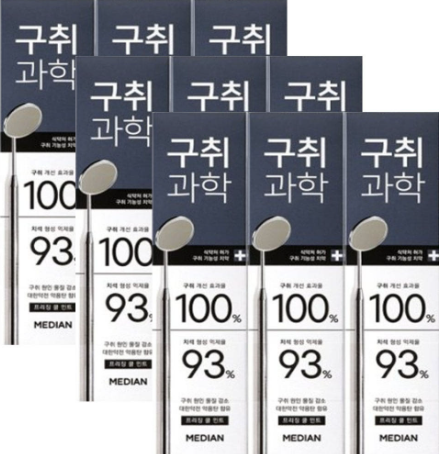 구취과학 치약 프리징 쿨민트 (120g x 3입) x 3세트