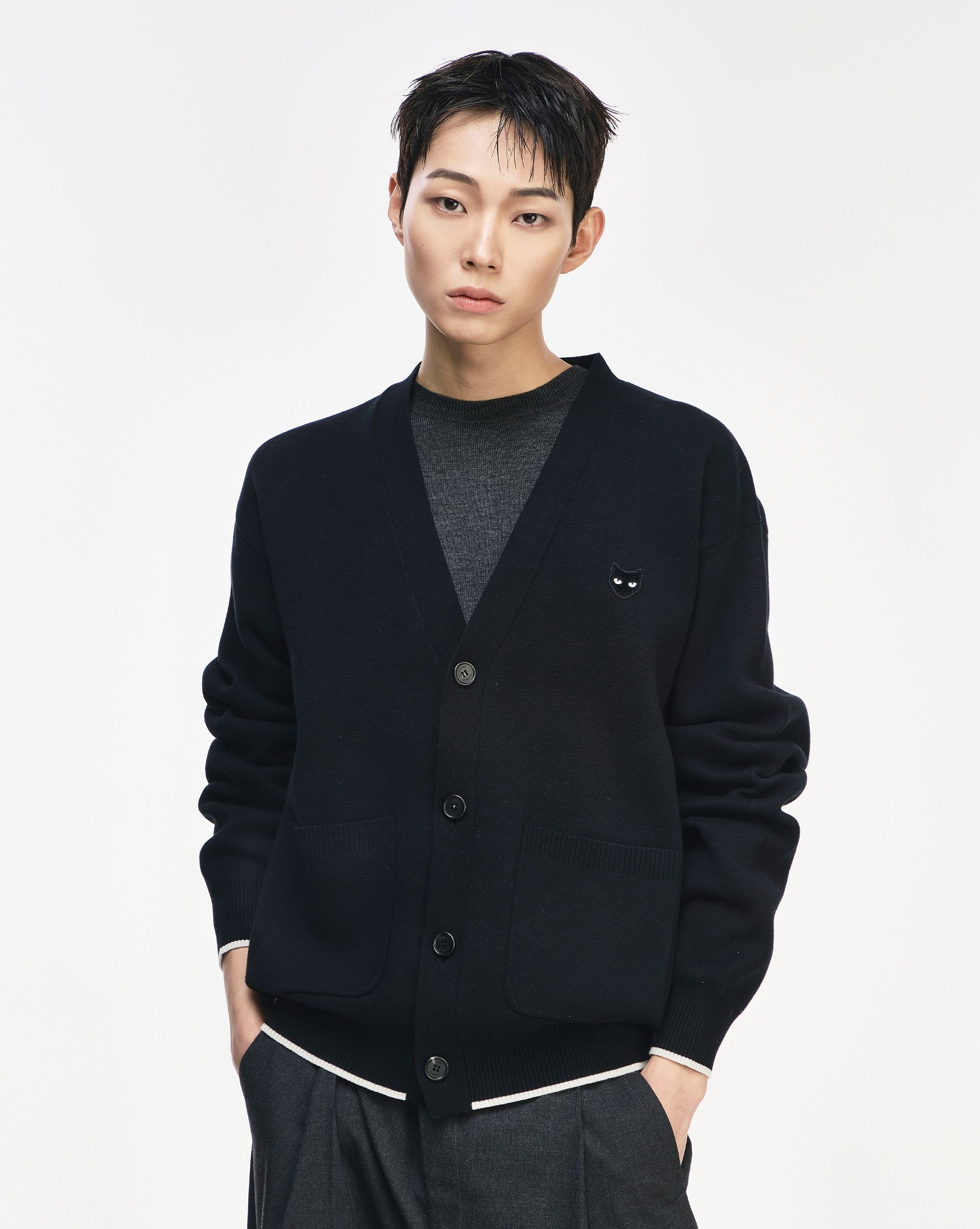 [롯데백화점] 송지오 지제로 팬서 가디건 블랙 SI2KT806BK LE1220765763