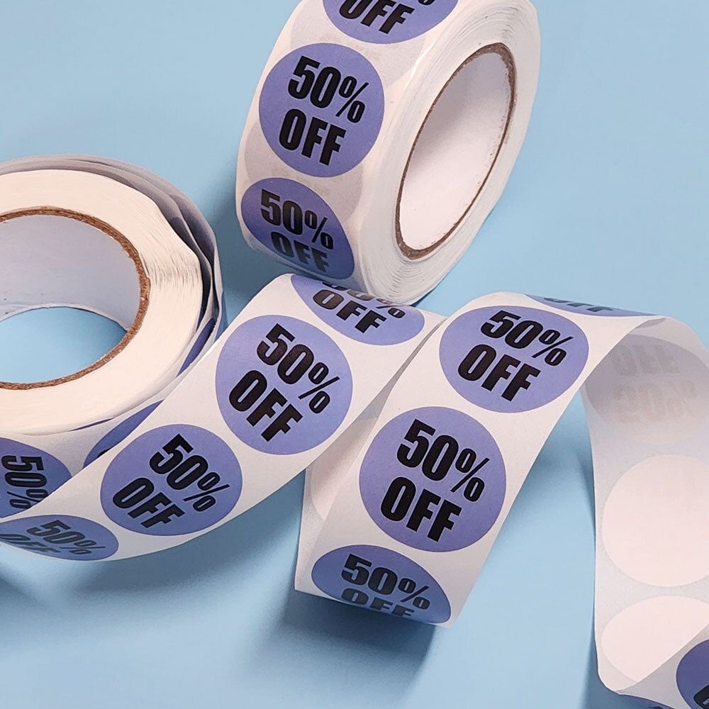 수입 프로모션스티커 DC스티커 에누리스티커 50퍼센트