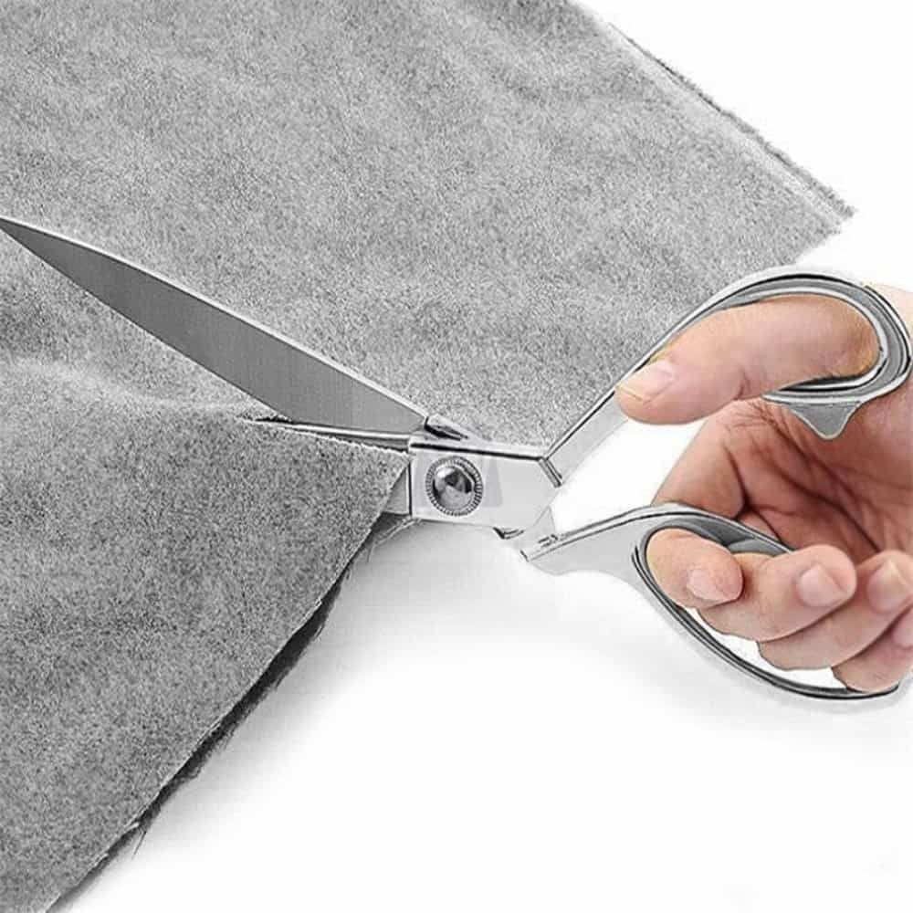 YWSHOP 실버 스텐 원단 재단가위 26.5CM 봉제가위 제단가위 스텐가위