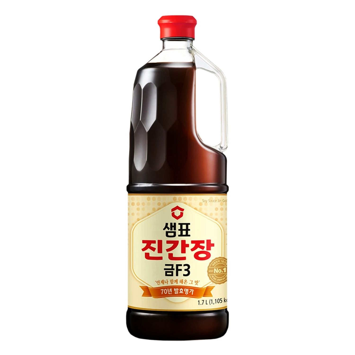 [온누리7%혜택]샘표 진간장 금F3 1.7L