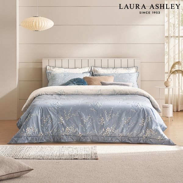 [롯데백화점] 로라애슐리 윌로우 60수 고밀도 면 차렵이불(Q)200x230(R11E3WIA24)GN LE1220417284