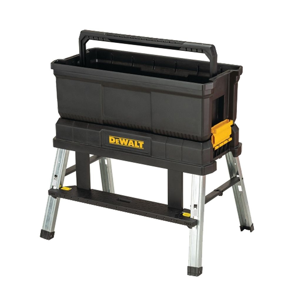 디월트 디월트 DWST 25090 3in1 토트형 공구함 우마 사다리 접이식 작업 정리 현장