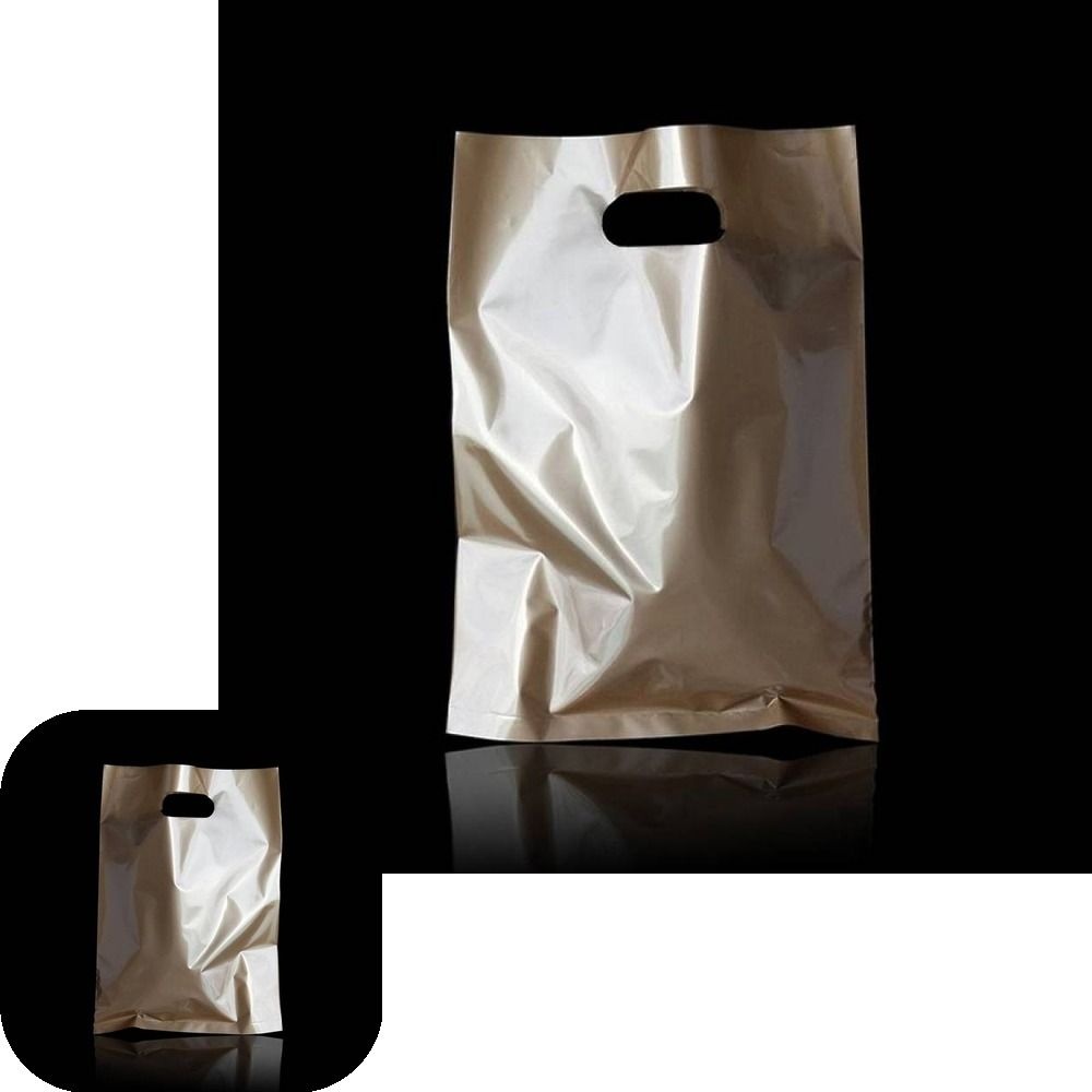 네쿠 PE 질긴 골드 펀칭 150P 쇼핑백 비닐 봉투 팬시 22X31cm