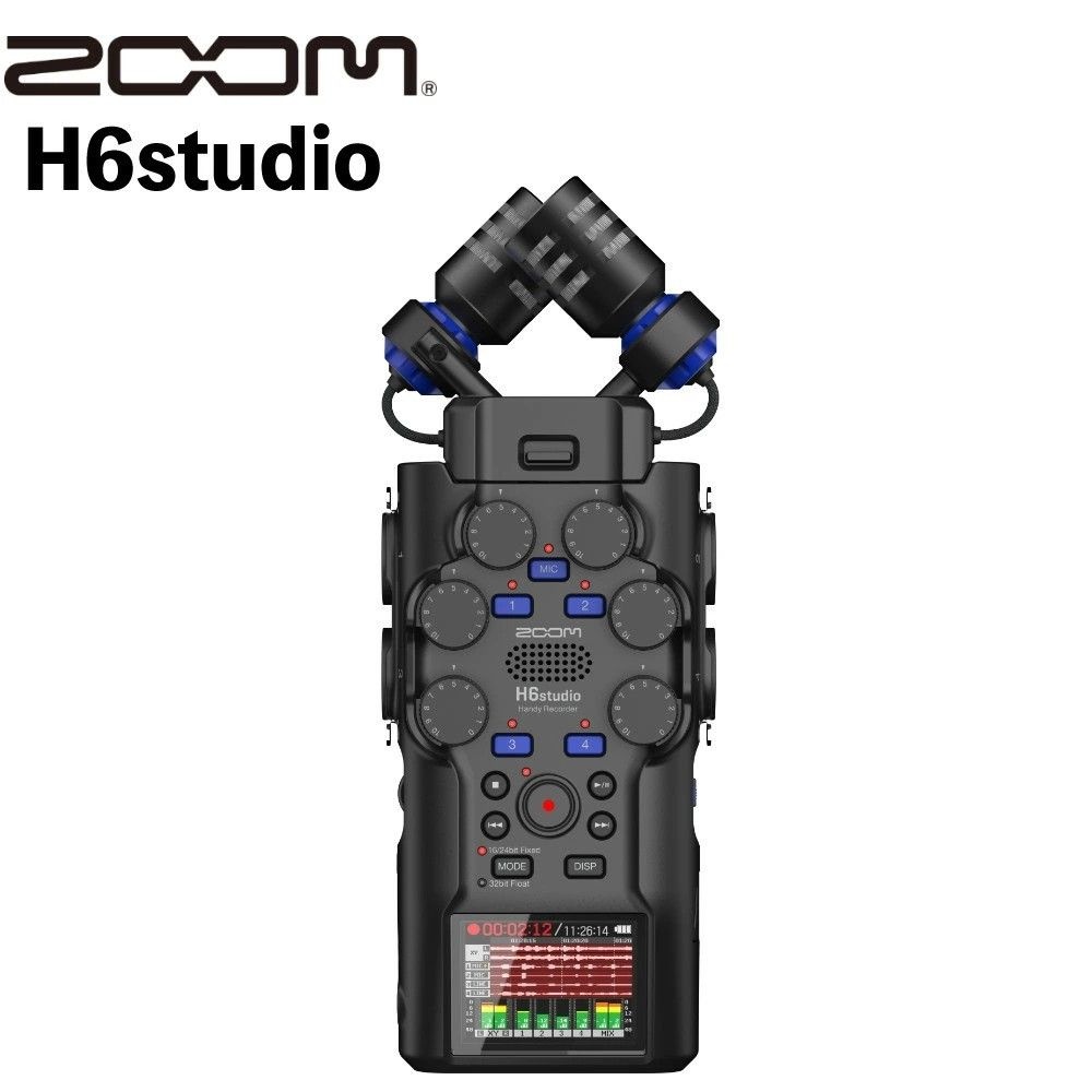 [해외] ZOOM H6 studio 핸디 레코더