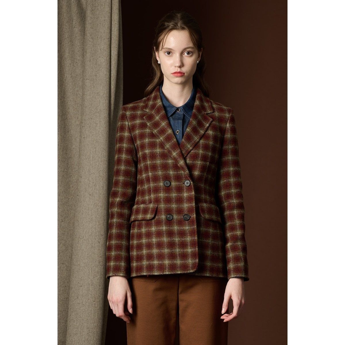 BCBG 찰스체크 JK B3W9J107 859691