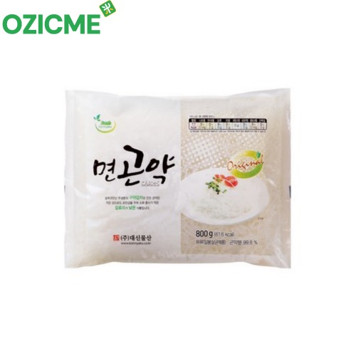 (오직미)대신면곤약 800g x 10개 100g당 7.7Kcal 냉면 잡채 대용량곤약