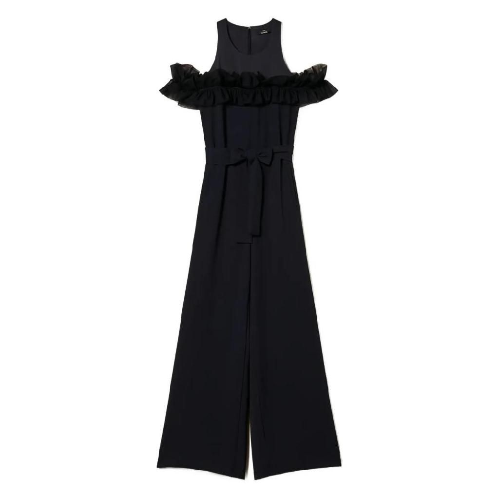 트윈셋 트윈셋 러플 디테일 와이드 점프수트 241AP2065 TP442105000