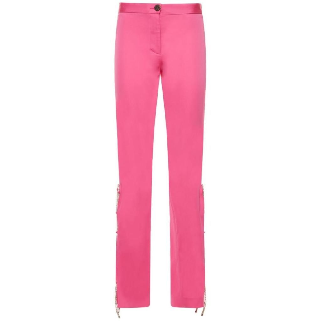 쥬세페 디 모라비토 GIUSEPPE DI MORABITO 여성 엠벨리쉬드 비스코스 팬츠 76I WW4017 TP721478326