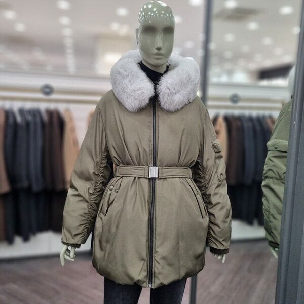 [시슬리 (패플)] [시슬리]보틀 후드퍼 점퍼 (SAPD40461 카키,블랙)