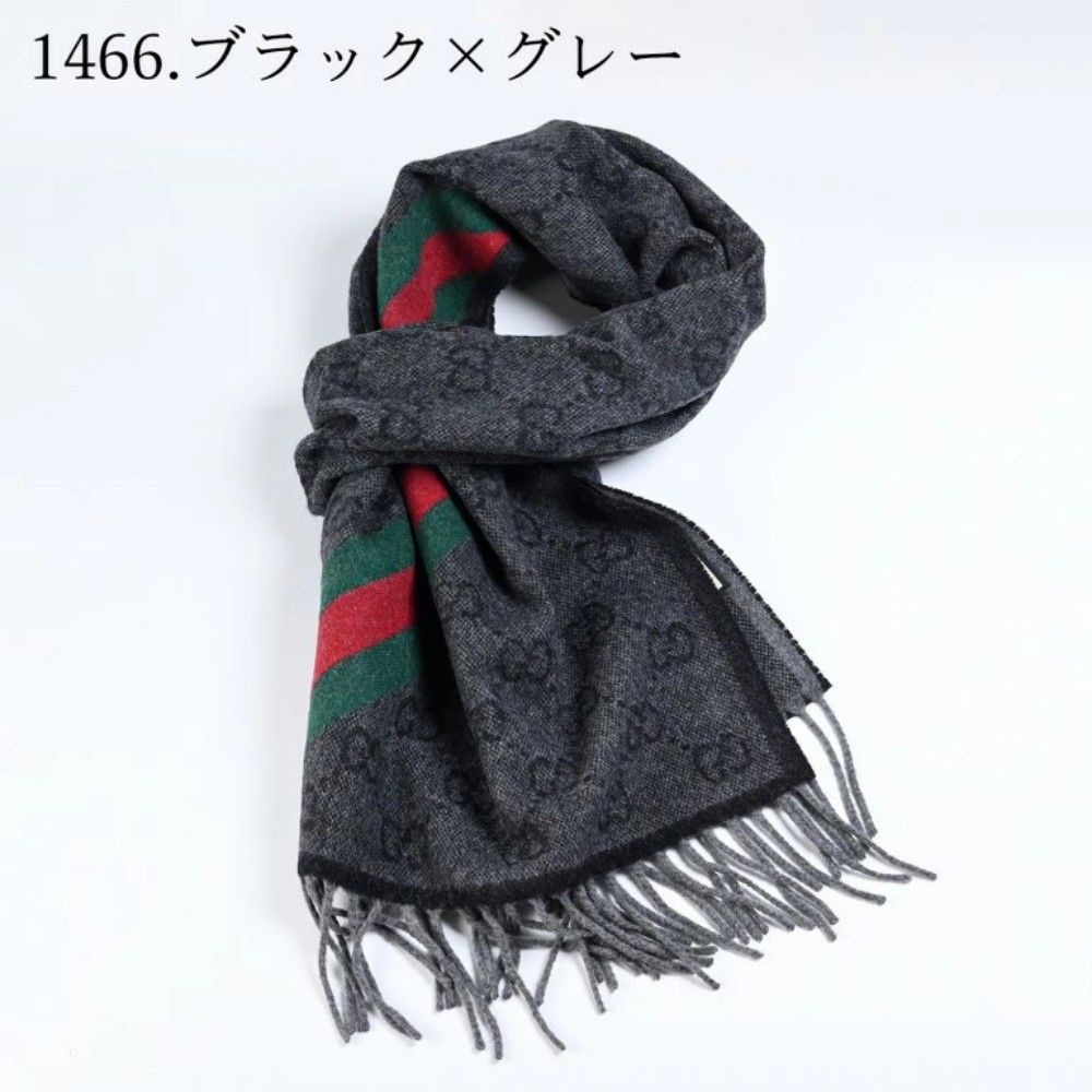 [해외] 구찌 머플러 570603 3G200 남녀공용 웨빙 라인 GG무늬 4Color