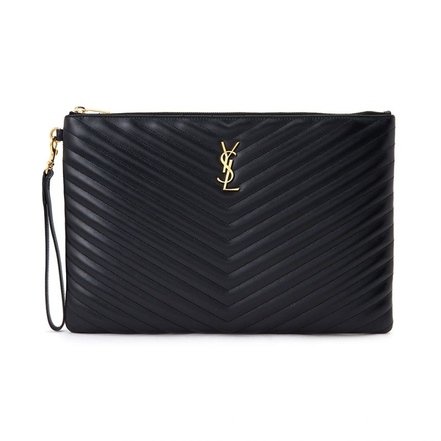 [오늘출발] 생로랑 SAINT LAURENT PARIS 모노그램 마틀라세 여성 클러치 440222 CWU01 1000