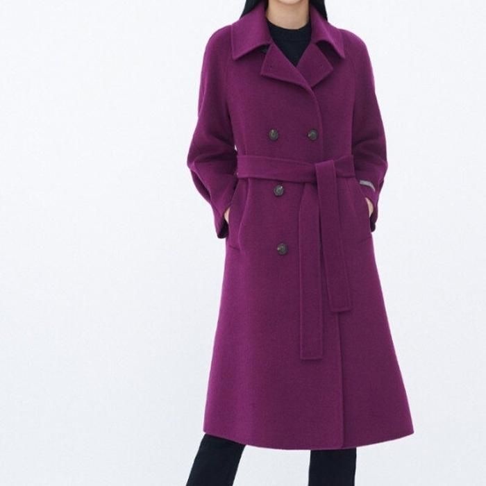 [(주)모다이노칩 양산점][베스띠벨리]핸드메이드더블발마칸코트24FWH47645VI_YS