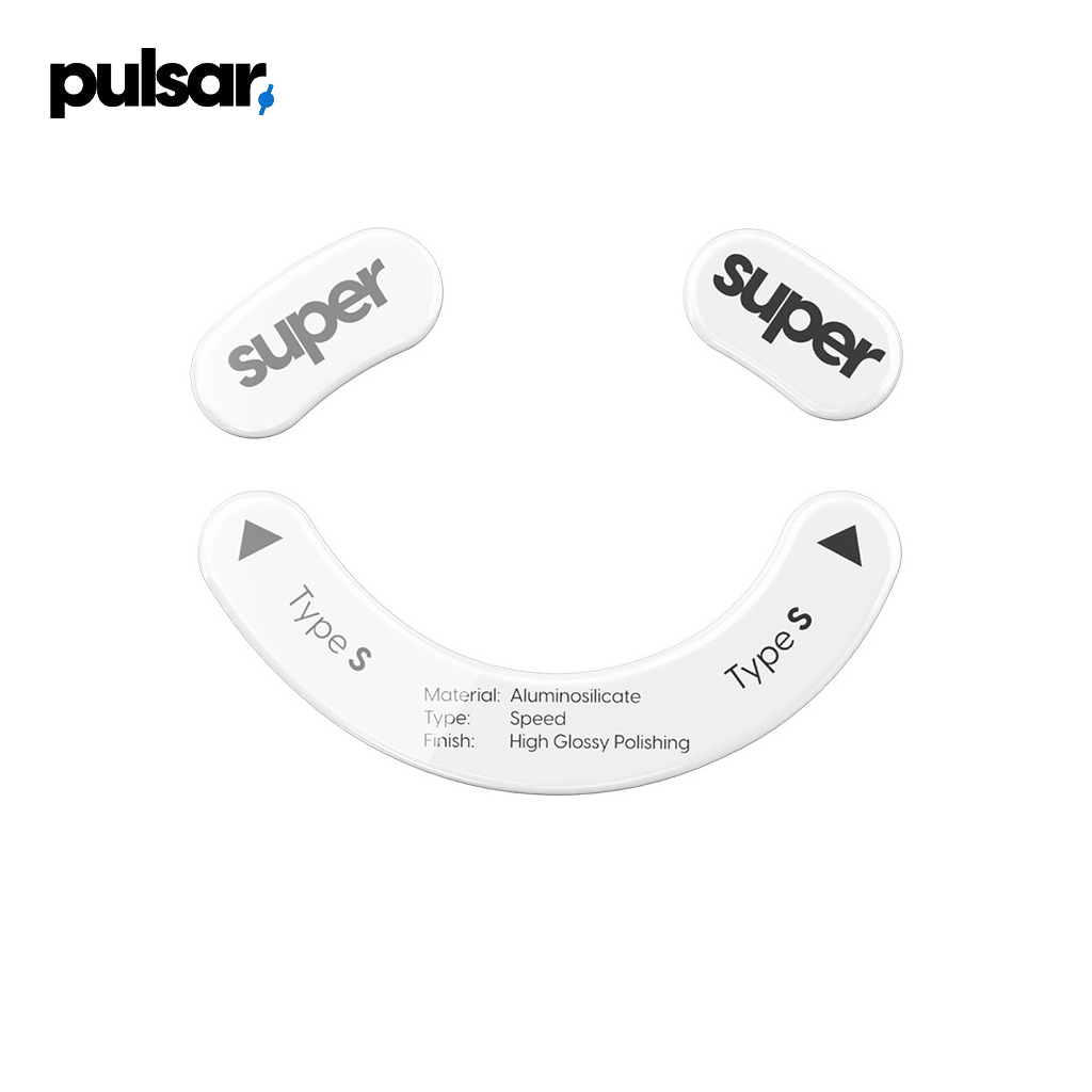 에이플러스엑스 펄사 레이저 DeathAdder V3 Pro 타입-S 화이트 슈퍼글라이드 데브삼 유리 마우스피트 Type-S White