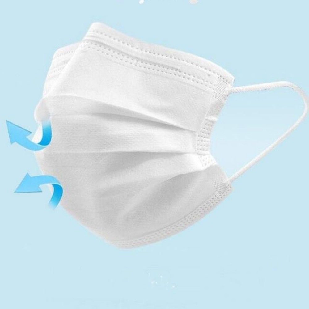 일회용 덴탈 마스크 100개입 3중필터 소프트 이어밴드 숨쉬기 편한