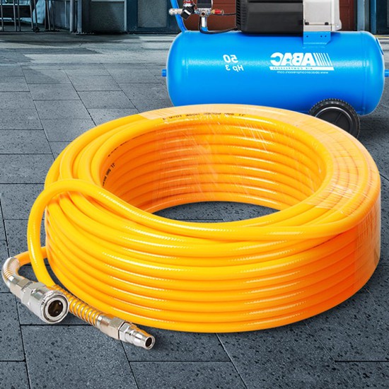 에어호스 30M -타카 콤프레셔 연결호수 프레이건 고압 에어호스 코일호스 에어공구