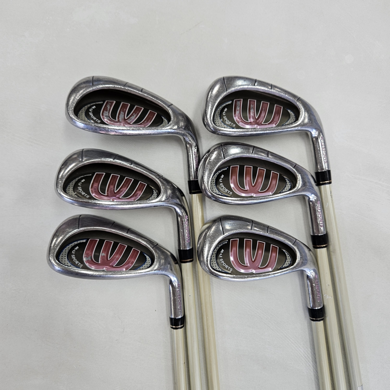 [M.U.Sports][중고] MU 정품 ALLURE 얼루어 L 중고6아이언(7~PW,AW,SW)