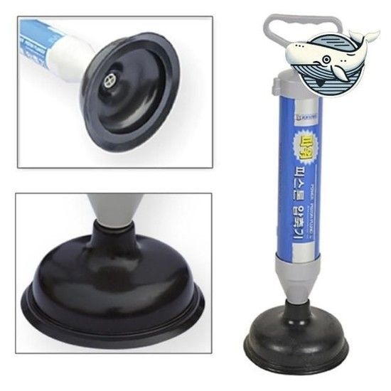 효과적인 화장실 뚫어내기 파워형 피스톤 압축기 뚫어펑 뚫어뻥 관통기 변기청소 하수관