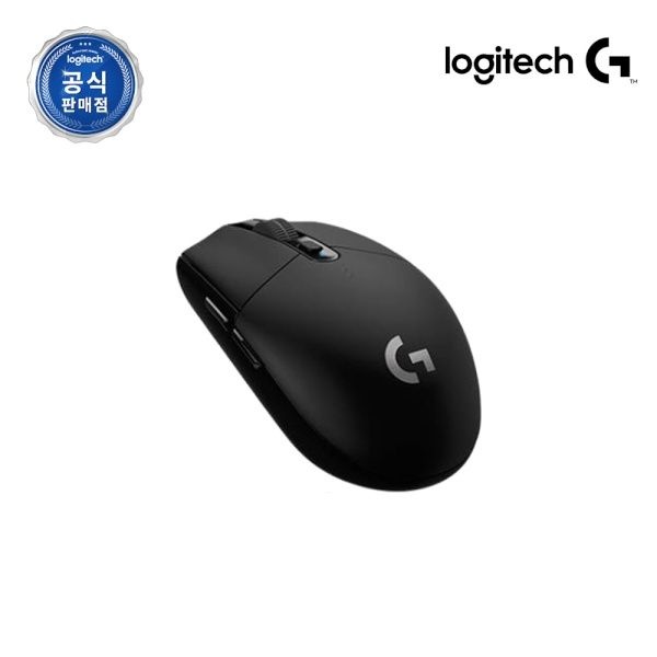 UnKnown 로지텍 무선 게이밍 HERO마우스, G304 Lightspeed Wireless 블랙
