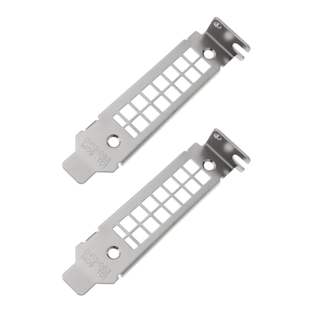 [해외] Briny River 엔비디아 테슬라 P4 M4 T4와 호환되는 8cm 슬림 GPU 그래픽 카드 지원 브래킷 2개 129842