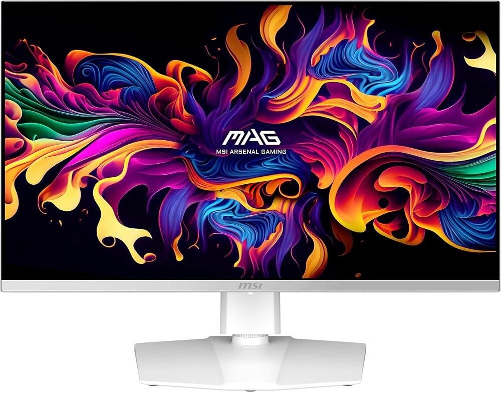 MSI [해외] PC모니터 컴퓨터 가성비 모니터추천 MSI MAG 272QPW QD-OLED X28 27인치 2560 x 1440 QHD 게이밍 모니터 280Hz 어댑티브 싱크 HDR
