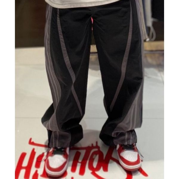 DOUBLE JD 더블제이디 DOUBLE JD 절개 2선 배색 팬츠 (블랙) JGZZ80107BK 187022