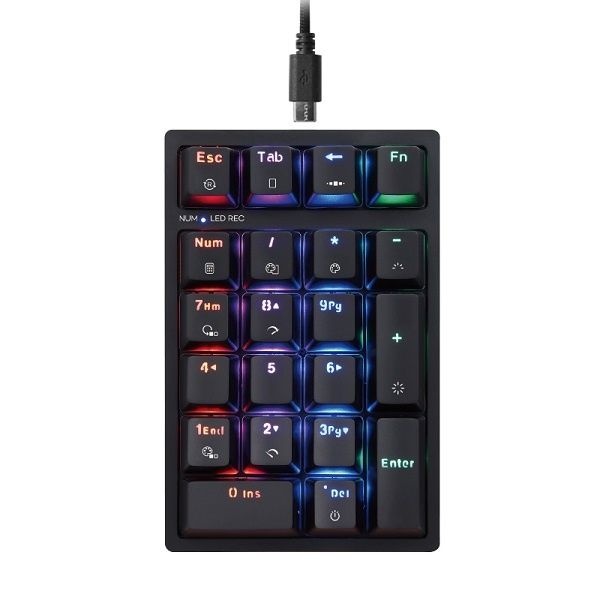 메타블 숫자 키패드, 메텐프로 RGB 매크로 적축