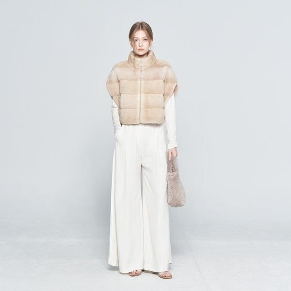 사바티에 사바티에 브랜드관 롱헤어 밍크 베스트_PM (V10290SS)