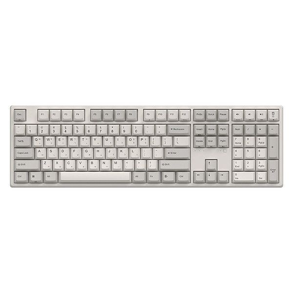 UnKnown ABKO 유선.블루투스 무접점 키보드, KN30 BT, 45G 화이트 USB