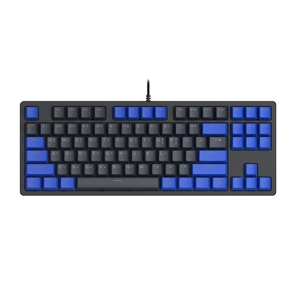 ABKO 유선 미니 기계식 키보드, K611 V2 카일 광축 리니어 블랙,네이비 USB