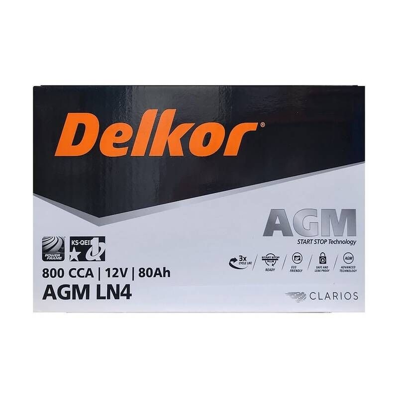 델코 델코 AGM80L DIN 카니발 KA4 쏘렌토 MQ4 팰리세이드 자동차 배터리 80Ah agm80