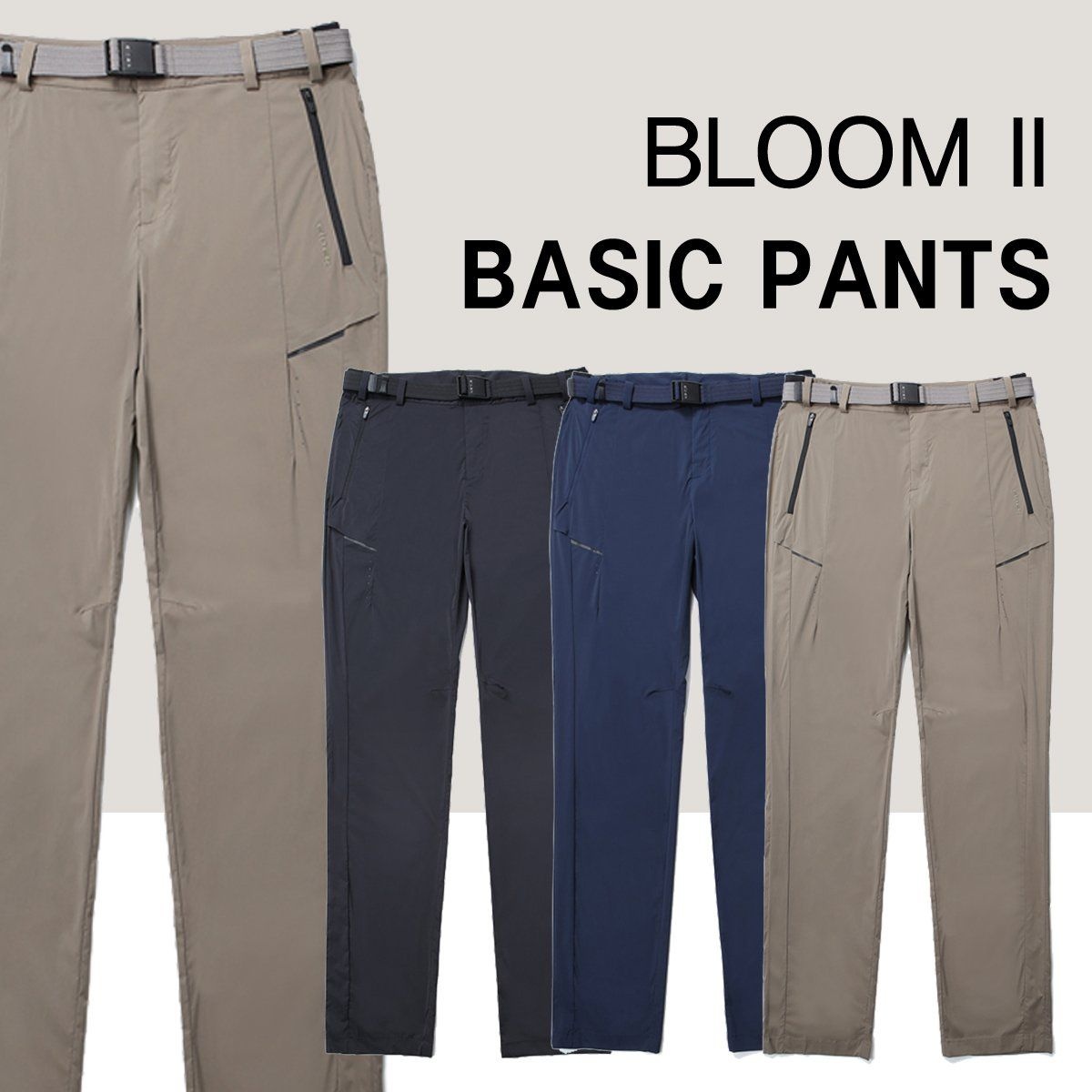 아이더 [국내 매장품] 아이더 블룸2 남성 베이직 팬츠, 기본팬츠, 캐주얼룩, 나들이룩, 출퇴근룩 DMU21321 (3COLOR) 176889