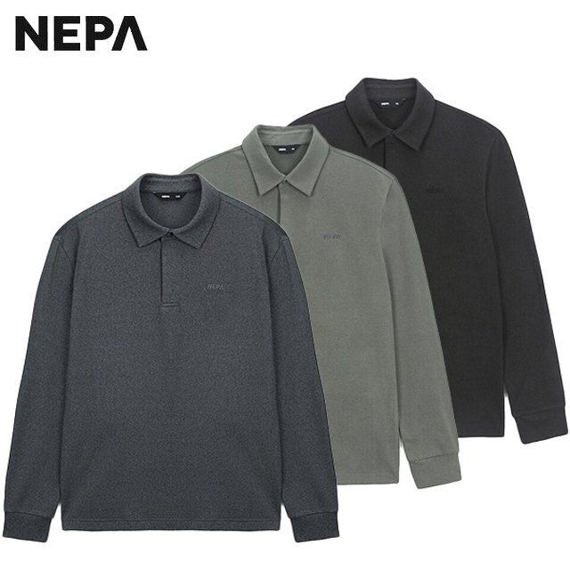 네파 네파겨울용 남성 리사이클 기모 폴로 티셔츠 7K75269_HDD