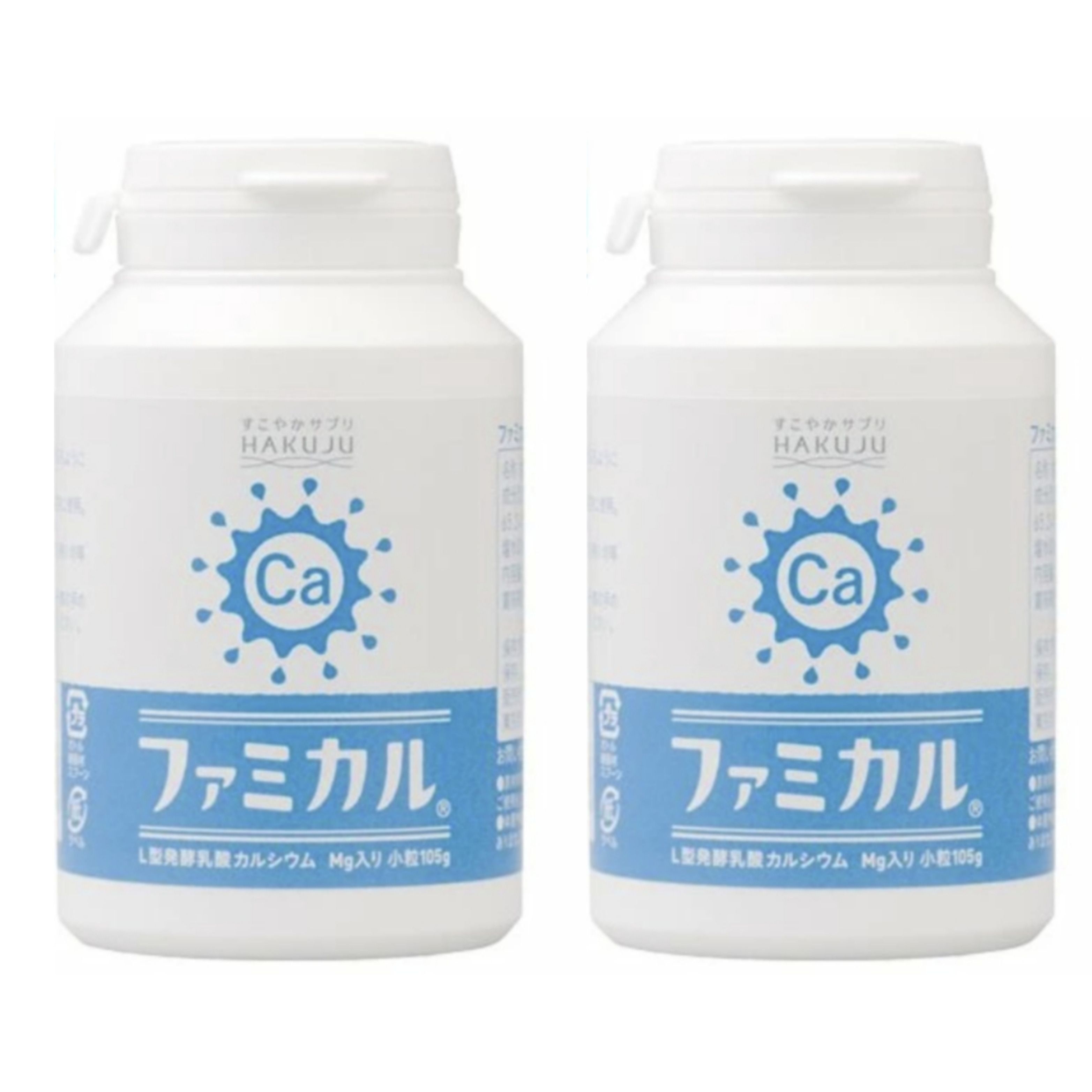 하쿠쥬 페미칼 105g 칼슘 마그네슘 식사에 칼슘을 2통