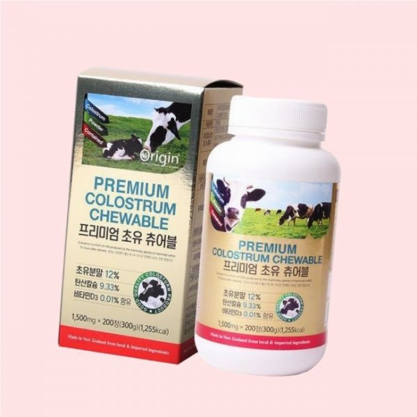 뉴질랜드 프리미엄 초유 츄어블 200정 성장기키즈 어린이 영양제 키즈 초유밀 4451147