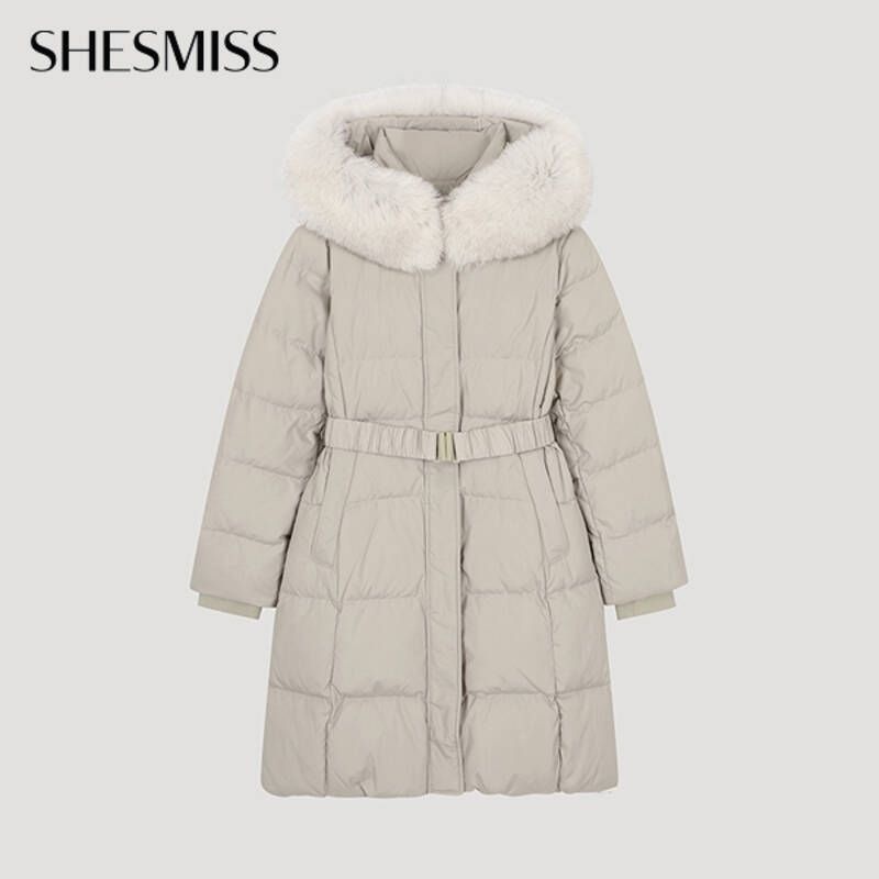 쉬즈미스 798000원 폭스퍼 벨티드 덕다운 점퍼_SSDJPO42090_LB1001950