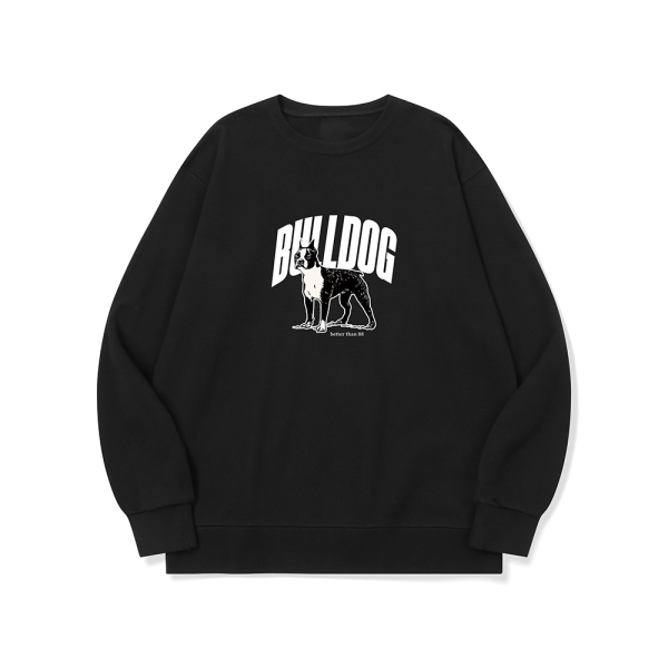 [베러댄88] btm44 불독 하면 맨션이지 그래픽 로고 맨투맨