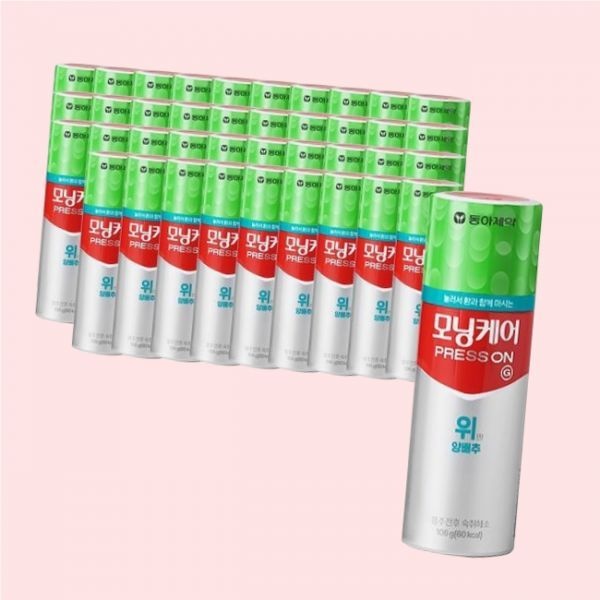 메이드잇 동아제약 모닝케어 프레스온G 위엔 양배추 106g x40개 숙취해소제 4447381