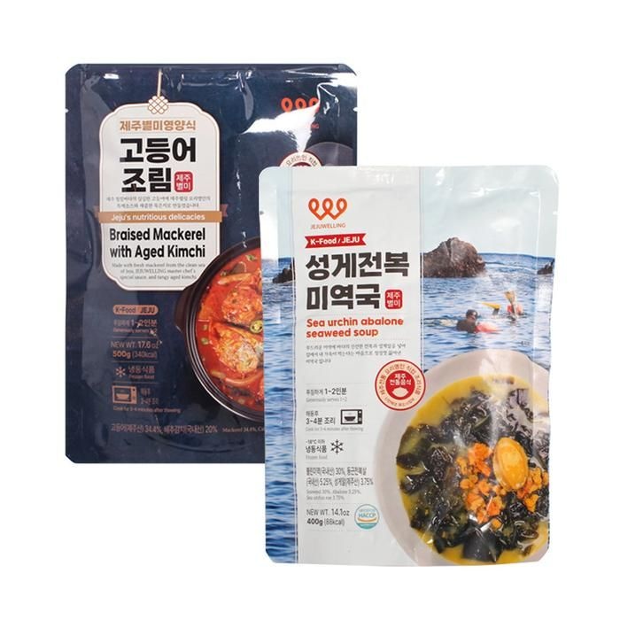 [이제주몰]제주웰링 고등어 조림 1개 성게전복 미역국 1개