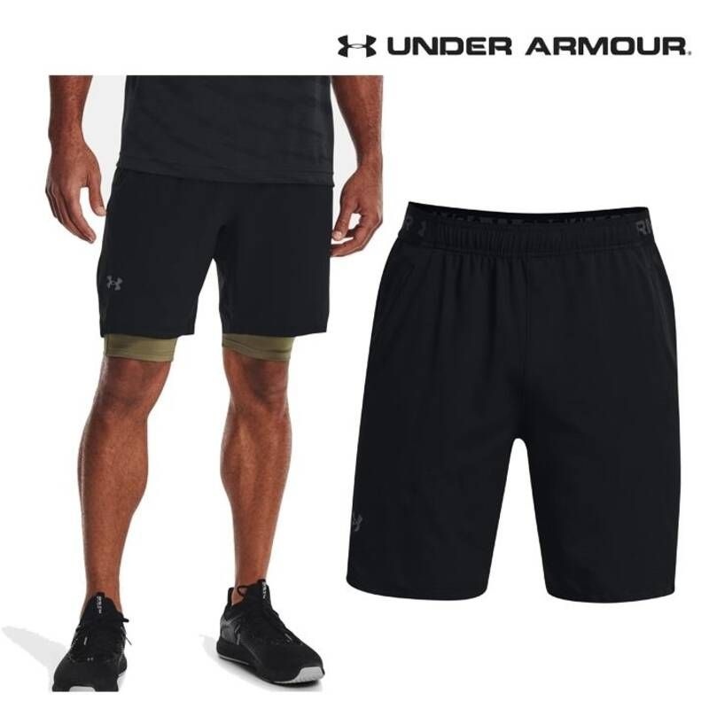 언더아머 UNDERARMOUR 남성 여름 반바지 UA 배니시 우븐 쇼츠 팬츠 1370382-001 41390