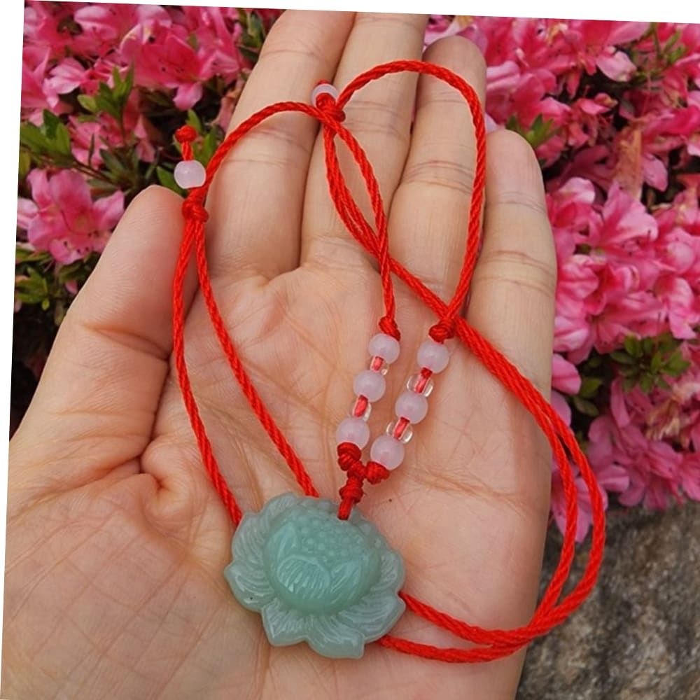 재물운 불교 연꽃 팬던트 목걸이 행운 부적 자량 룸미러 걸이