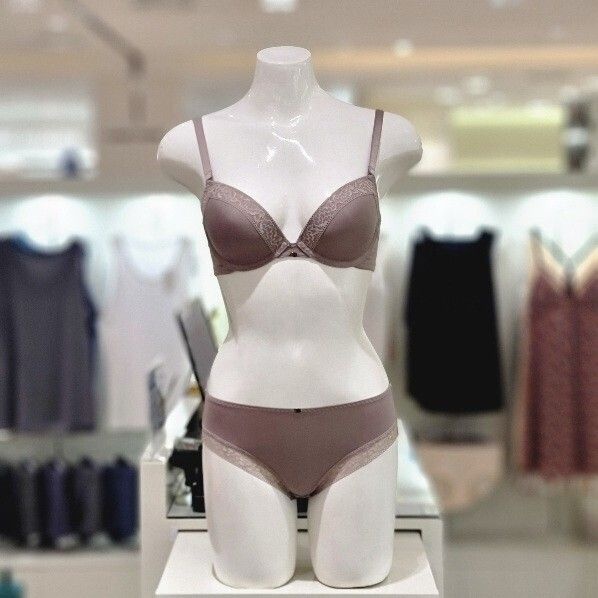 엘르 [AK수원점] [엘르] 코코아 컵라인 레이스 브라햄세트 EDWBR871COA EDWBP871COA