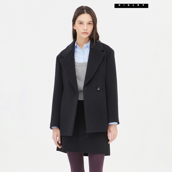 시슬리 보사노바 자켓형 코트 SACT41361_BK 864092